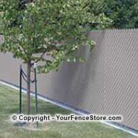 Privacy fence slats for existing chain link fences