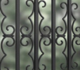 Large Scroll for Aluminum Fence by Ultra