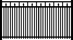 uaf251 ultra aluminum fence