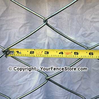 3 x 5 mesh chain link fence