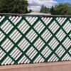 Aluminum Privacy Fence Slat Installed Diagonally 95% Privacy - Image 3