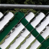 Aluminum Privacy Fence Slat Installed Diagonally 95% Privacy - Image 5
