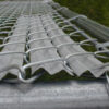 Lite Link / EZ Slat - "M" or "W" shaped privacy fence slat locks at the bottom into the locking device.