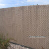 Beige Privacy Master Chain Link Fence