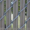 Close up picture of the Chain Link Privacy Slat