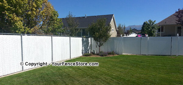 Ultimate Privacy Fence Slat for Chain Link Double Wall - 4 Wings 98% Privacy - Image 2