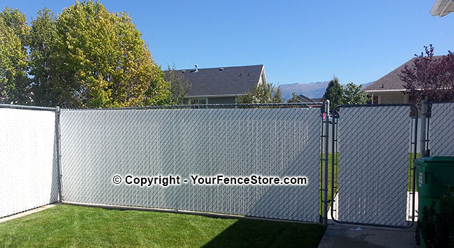 Ultimate Privacy Fence Slat for Chain Link Double Wall - 4 Wings 