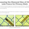 Aluminum Privacy Fence Slat Installed Diagonally 95% Privacy - Image 6