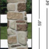 Pre-Formed River Rock Faux Pillars - Image 7
