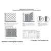 Bottom Lock Fence Slat for Chain Link Fence Double Wall - Bottom Locking 75% Privacy - Image 11