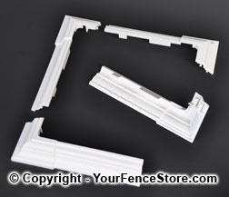 4 Piece Post Skirt Base Trim